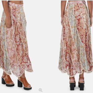 NWT - Zimmermann Ladybeatle Midi Skirt